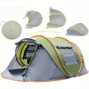 4-Person All-Weather Pop-Up Tent: Easy Setup