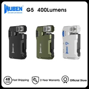 WUBEN G5: 400LM Multi-Source EDC Mini Flashlight