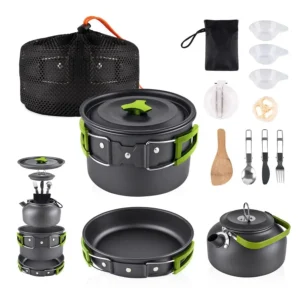 Camp Chef 10-Piece Portable Cooking & Mess Kit