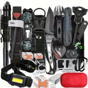 20-in-1 Tactical Survival Kit: Emergency Gear Set