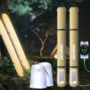 Solar Camping Lantern: Foldable & Waterproof