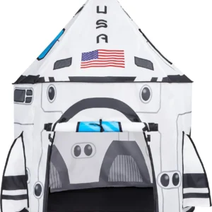 3-Piece Rocket Ship Pop-Up Play Tent