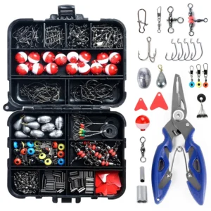 263-Pcs All-in-One Fishing Tackle Accessory Kit