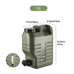 Military Green Water Tank with Spigot