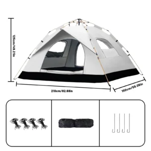 3-4 Person Instant Pop-Up Camping Tent